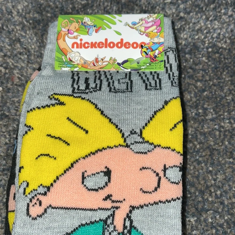 Nickelodeon Hay Arnold 90’s Throwback Socks Set of 2